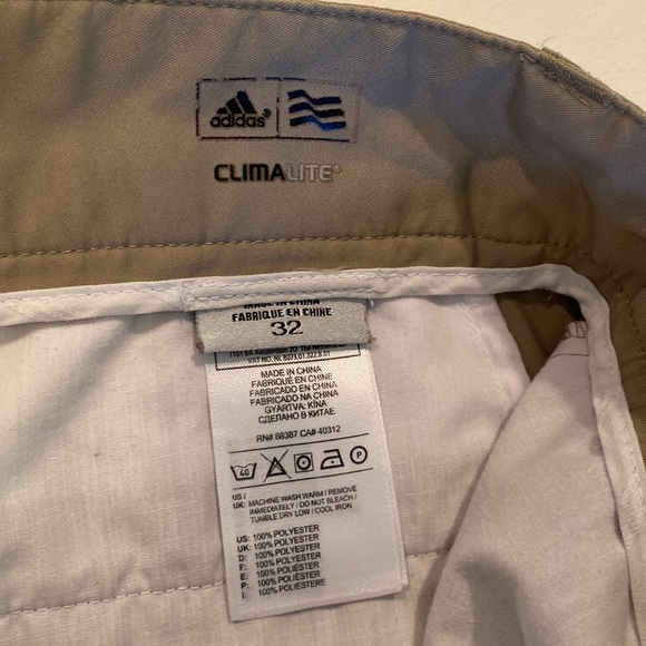 Adidas Mens Golf Shorts Khaki size 32 - Picture 3 of 4